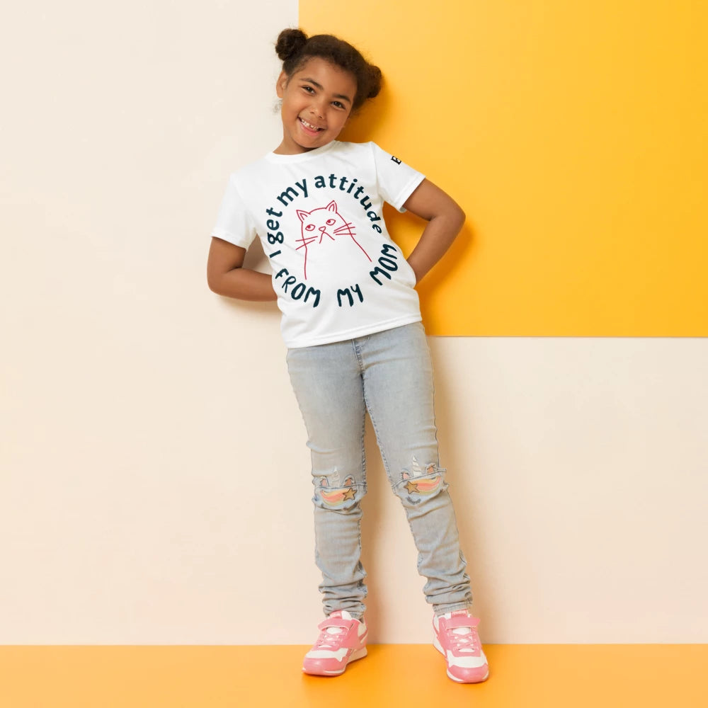All-Over Print Kids Crew Neck T-Shirt