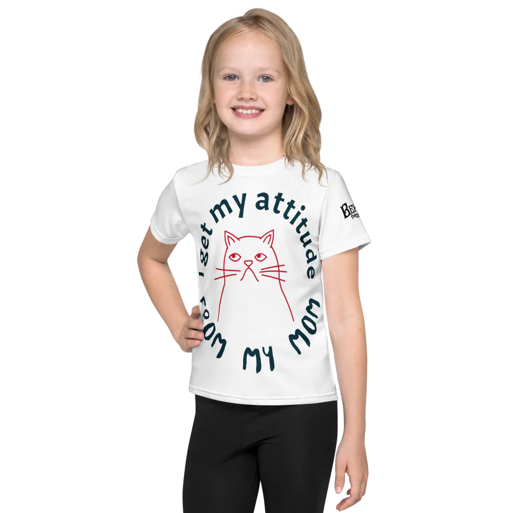 All-Over Print Kids Crew Neck T-Shirt